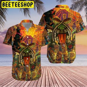 Back Wakaka Aloha Tiki Trending Hawaiian Shirt-1