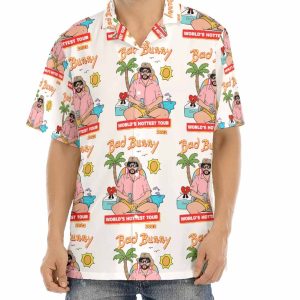 Bad Bunny Worlds Hottest Tour 2022 Hawaiian Shirt