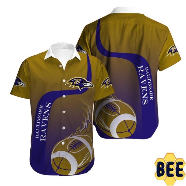 Baltimore Ravens Cool Trending Hawaiian Shirt-1