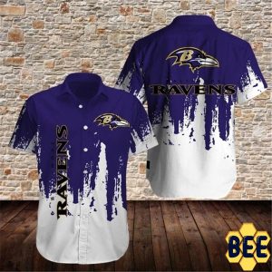 Baltimore Ravens Nfl Grafiti Trending Hawaiian Shirt-1