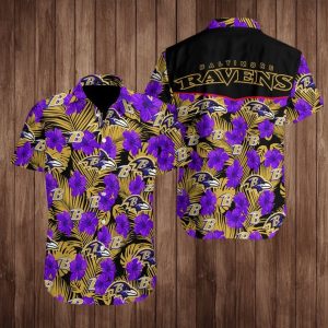 Baltimore Ravens Nfl Hawaiian Shirt For Fans 03-1
