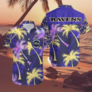 Baltimore Ravens Nfl Hawaiian Shirt For Fans 04-1