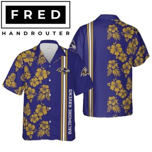 Baltimore Ravens Nfl Hawaiian Shirt For Fans-2