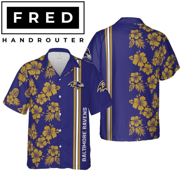 Baltimore Ravens Nfl Hawaiian Shirt For Fans-2