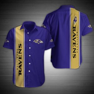 Baltimore Ravens Nfl Summer Hawaiian Shirt For Fans-1