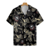 Barber Shop Skull Hawaiian Shirt