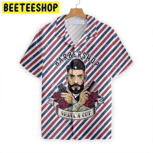 Barbershop Trending Hawaiian Shirt Design-1