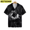 Baseball Player On Smoke Background Trending Hawaiian Shirt-1