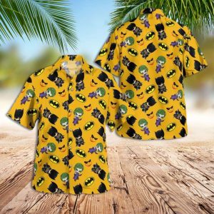 Batman Hawaiian Shirt Mini Batman And Joker Hawaiian Shirt