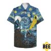 Batman Starry Night Trending Hawaiian Shirt-1