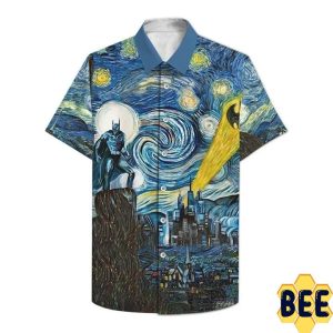 Batman Starry Night Trending Hawaiian Shirt-1