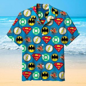 Batman Superman Dc Superheroes Summer Hawaiian Shirt