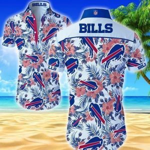 Beach Buffalo Bills Nfl Hawaiian Shirt For Fans-1
