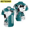 Beach San Jose Sharks Snoopy Lover 3d Printed Hawaiian Shirt-1