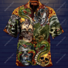 Beach Shirt Buy Skull Dragon Unisex Hawaiian Shirt-