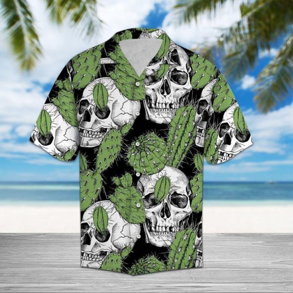 Beach Shirt Find Skull Cactus Tropical Hawaiian Shirts