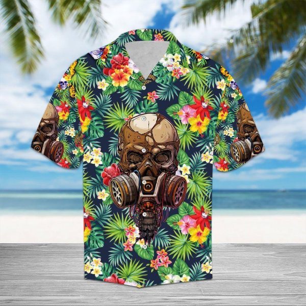 Beach Shirt Find Tropical Skull 3d All Over Hawaiian Shirt