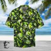 Beach Shirt Get Here Blue Skull Hawaiian Shirt