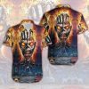 Beach Shirt Get Here Fire Skull Rock Style Custom Name Hawaiian Shirt
