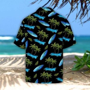 Beach Shirt Hawaiian Aloha Shirts Skull Coconut Island Hibicus