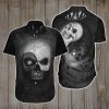 Beach Shirt High Quality Hawaiian Aloha Shirts Skull Ying And Yang