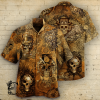 Beach Shirt High Quality Skull Steampunk Hawaiian Shirt