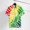 Beach Shirt Lgbt Hawaiian Shirt Lgbt Pride Straight Ally Rainbow Colors Hawaii Tshirt