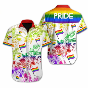 Beach Shirt Lgbt Pride Hawaiian 3d Men Shirt For Lgbt Community Queer Lgbt Lgbt