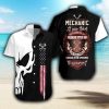 Beach Shirt Mechanic If You Think You Can Do My Job Skull Black Red White Hawaiian Aloha Shirt