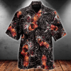 Beach Shirt Mechanic Skull With Fire Hawaiian Aloha Shirts