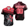 Beach Shirt Nebraska Huskers Maiden Skull Fan 3d Personalized Hawaiian Shirt