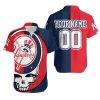 Beach Shirt New York Yankees Grateful Dead Skull Bronx Bombers Personalized Hawaiian Shirt