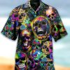 Beach Shirt Order Colorful Skull Hawaiian Aloha Shirts