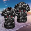 Beach Shirt Order Hawaiian Aloha Shirts Red Eyes Cat And Skull