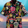 Beach Shirt Order Painting Color Skull Native Hawaiian Unisex Aloha Shirt