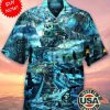 Beach Shirt Shop Bus Skull Hawaiian Aloha Shirts