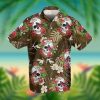 Beach Shirt Shop Flowers Skull Summer Vibe Rose Tropical Hawaiian Aloha Shirt