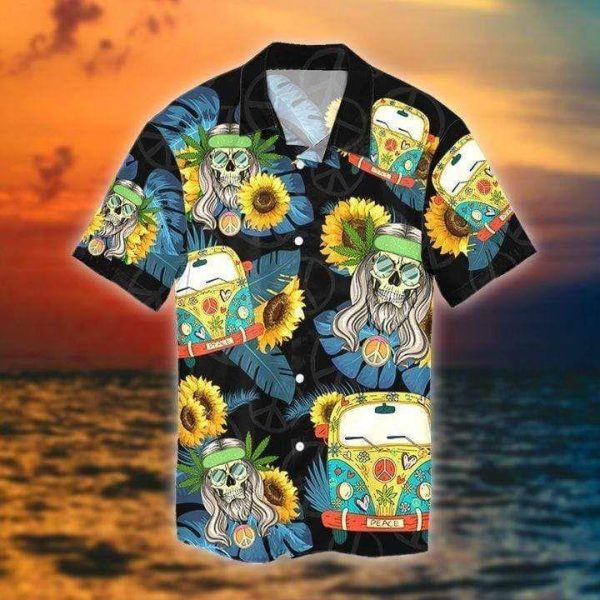 Beach Shirt Shop From 1000 Unique Skull Hippie Car Hawaiian Aloha Shirts