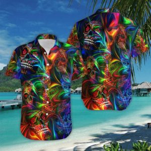 Beach Shirt Shop From 1000 Unique Skull – Hawaiian Shirt