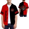 Beach Shirt Skull Firefighter Custom Name Hawaiian Shirt