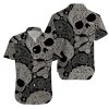 Beach Shirt Skull Mandala Hawaiian Shirts