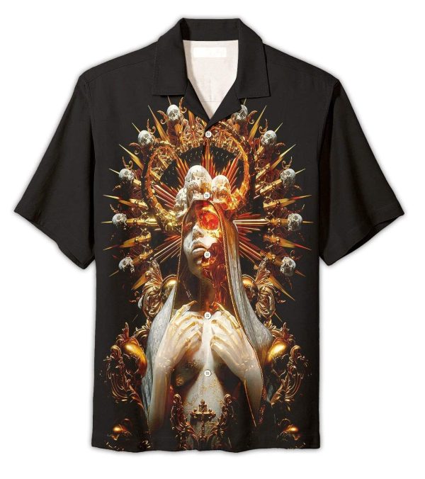 Beach Shirt Skull Maria Custom Hawaiian Shirt