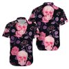 Beach Shirt Skull Tattoo Rose Aloha Hawaiian Shirts