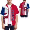 Beach Shirt Skull Texas Flag Custom Name Hawaiian Shirt For Men For Texans