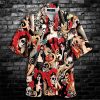Beach Shirt Tattoo Skull Girl Roses Hawaiian Aloha Shirt
