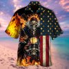 Biker Skull America Hawaiian Shirt – Mc091-1