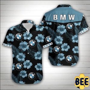 Bmw Tropical Flower Trending Hawaiian Shirt-1