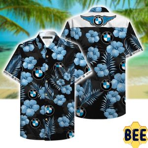 Bmw Tropical Pattern Trending Hawaiian Shirt-1
