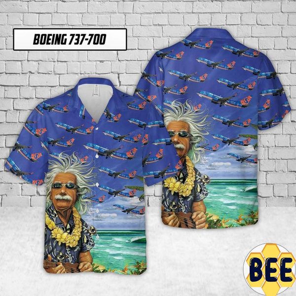 Boeing 737-700 Sun Country Airlines Trending Hawaiian Shirt-1