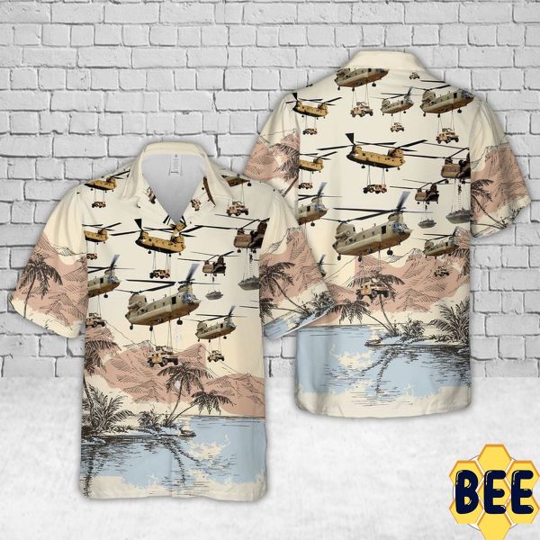 Boeing Ch-47 Chinook Lifting Trending Hawaiian Shirt-1